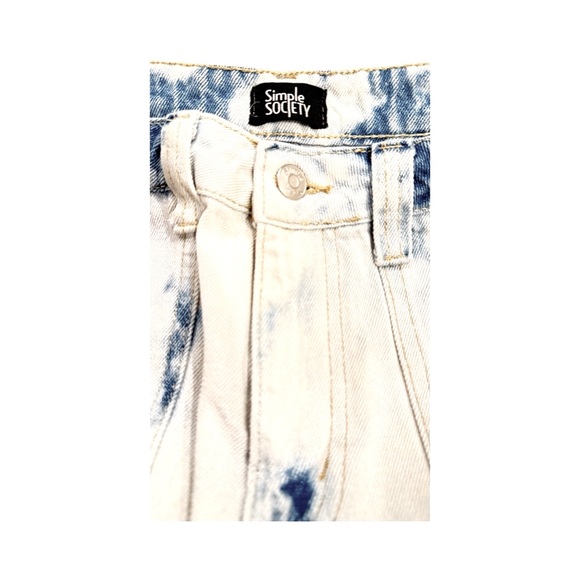 Simple Society Tie-Dye Cargo Jeans - Picture 2 of 5